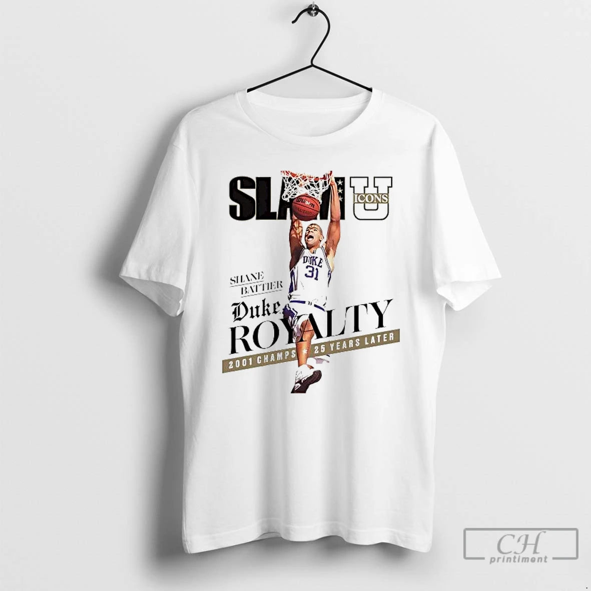 Premium Shane Battier Slam 2001 Champs 25 Years Later T-Shirts, Hoodie, Sweatshirt | PopFlextees.com