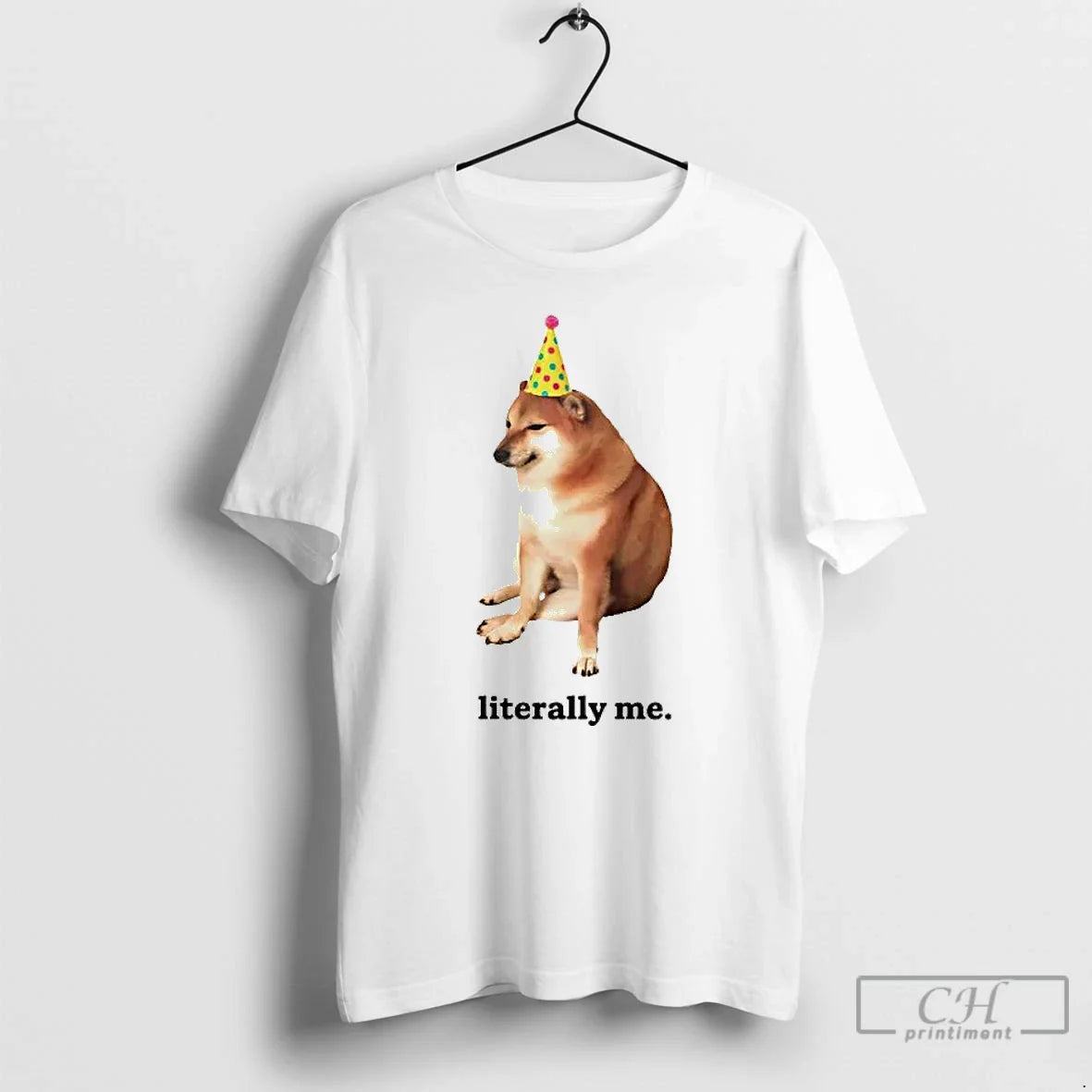 Shiba Inu Meme Literally Me T-Shirts, Hoodie, Sweatshirt