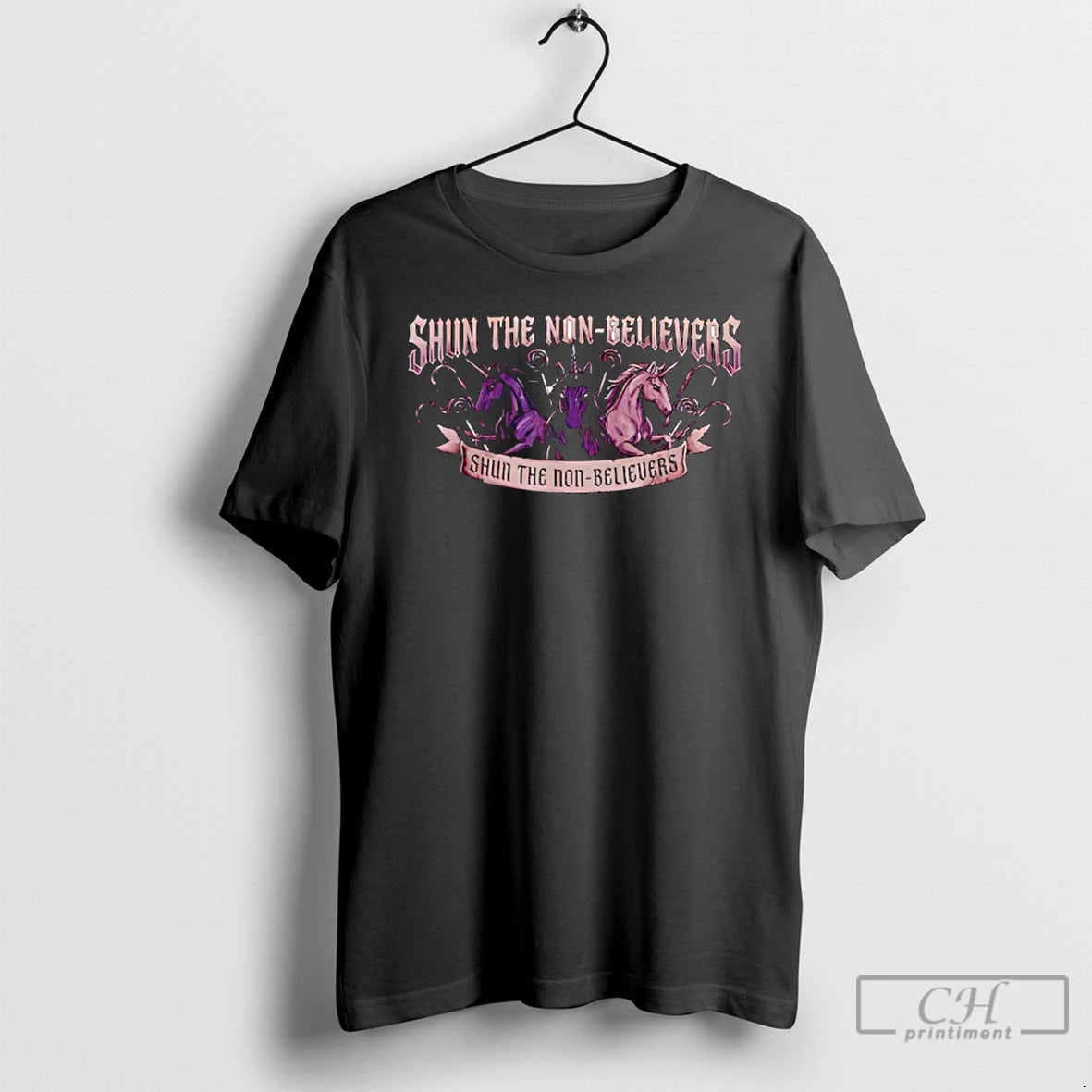 Premium Shun The Non Believers Unicorn T-Shirts, Hoodie, Sweatshirt | PopFlextees.com