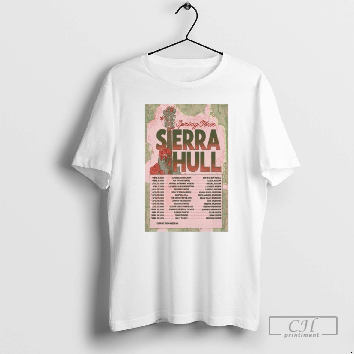 Premium Sierra Hull 2026 Spring Tour Shirt Sweater Hoodie, Sweatshirt | PopFlextees.com
