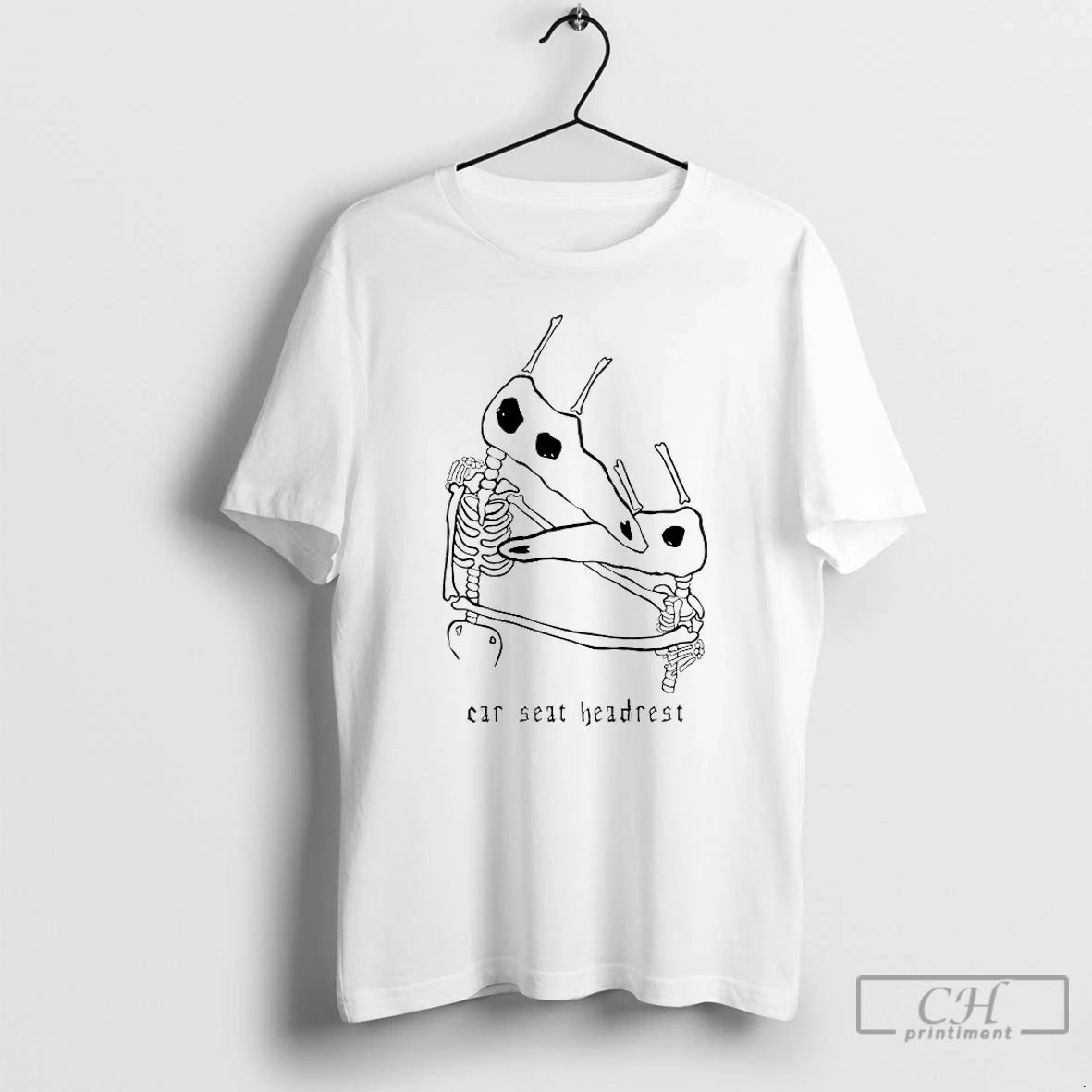 Premium Skeleton Car Seat Headrest T-Shirts, Hoodie, Sweatshirt | PopFlextees.com