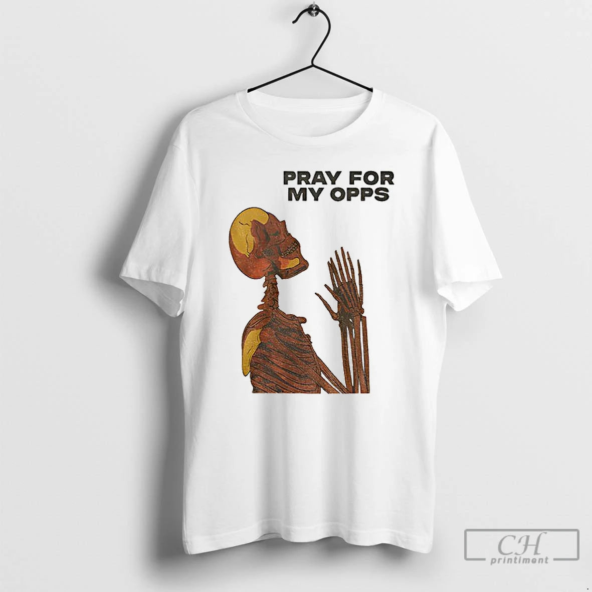 Premium Skull Pray For My Opps Matthew T-Shirts, Hoodie, Sweatshirt | PopFlextees.com