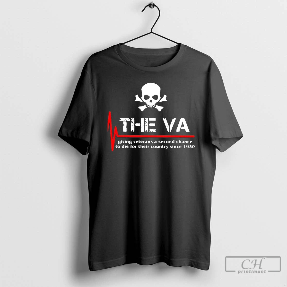 Premium Skull The Va Giving Veterans A Second Chance To Die T-Shirts, Hoodie, Sweatshirt | PopFlextees.com