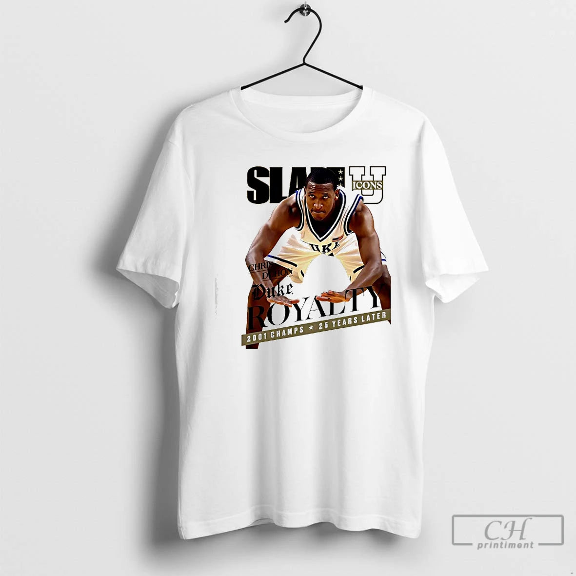 Premium Slam U Icons Chris Duhon Team Duke Royalty 2001 Champs 25 Years Later T-Shirts, Hoodie, Sweatshirt | PopFlextees.com