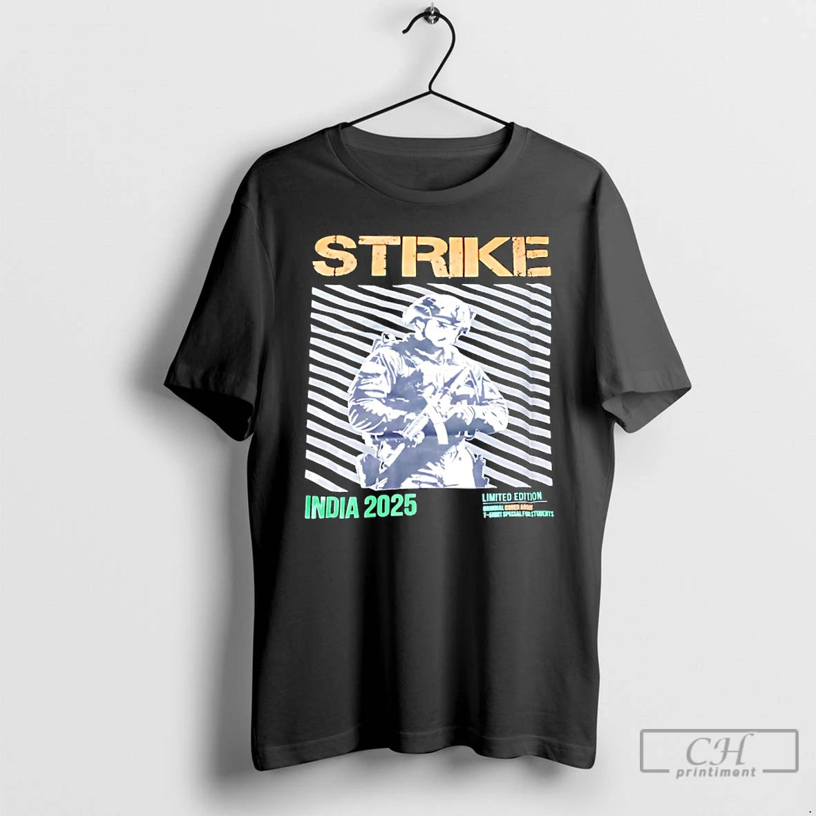 Premium Soldier Strike India 2025 T-Shirts, Hoodie, Sweatshirt | PopFlextees.com