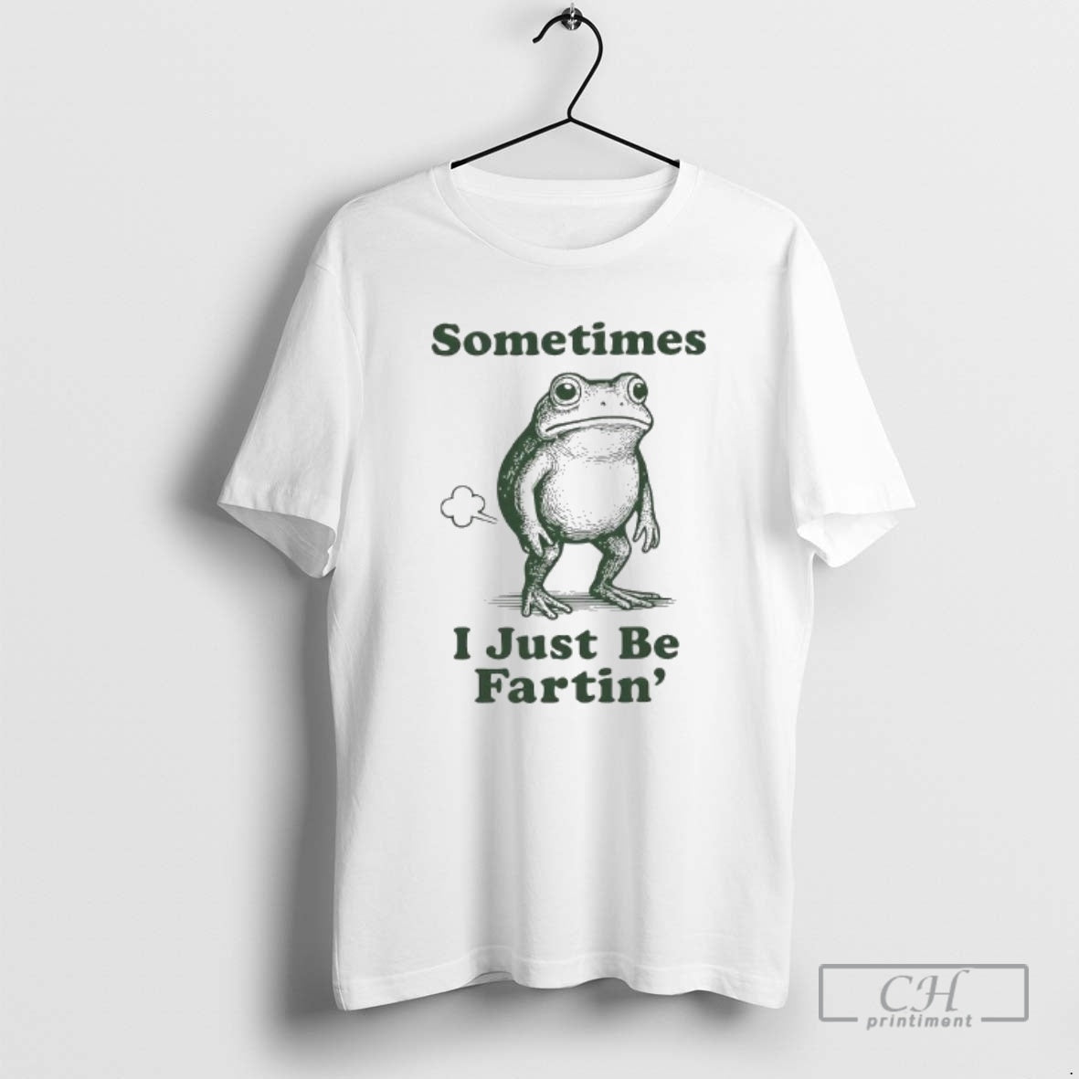 Premium Sometimes I Just Be Fartin Funny Frog Graphic Shirt Sweater Hoodie, Sweatshirt | PopFlextees.com