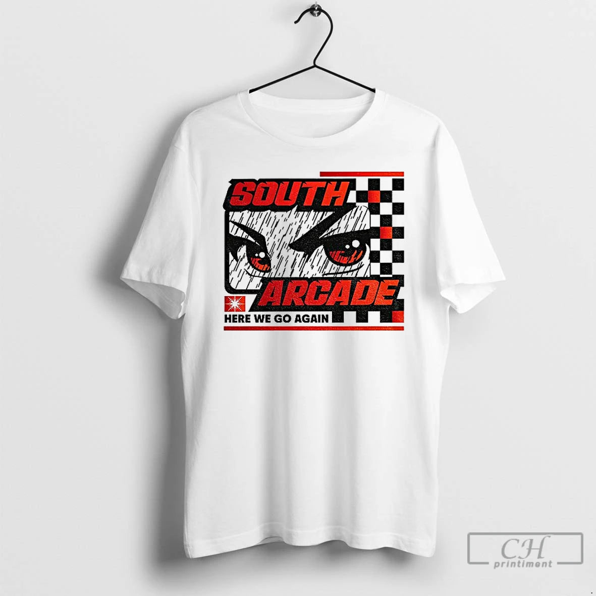 Premium South Arcade Rock Sound Here We Go Again T-Shirts, Hoodie, Sweatshirt | PopFlextees.com