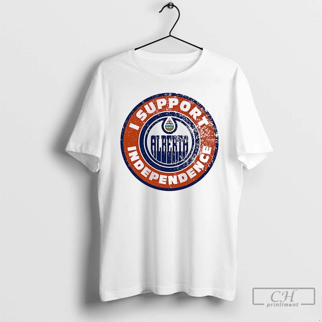 Premium Sovereign Hockey I Support Independence Alberta T-Shirts, Hoodie, Sweatshirt | PopFlextees.com