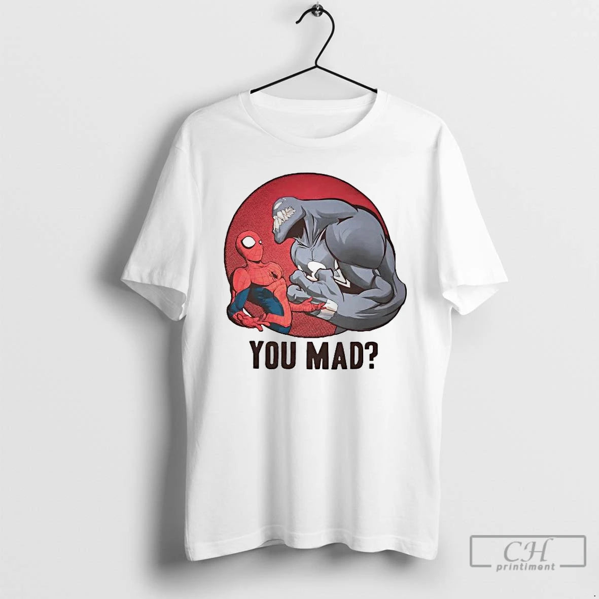 Premium Spiderman And Venom You Mad T-Shirts, Hoodie, Sweatshirt | PopFlextees.com