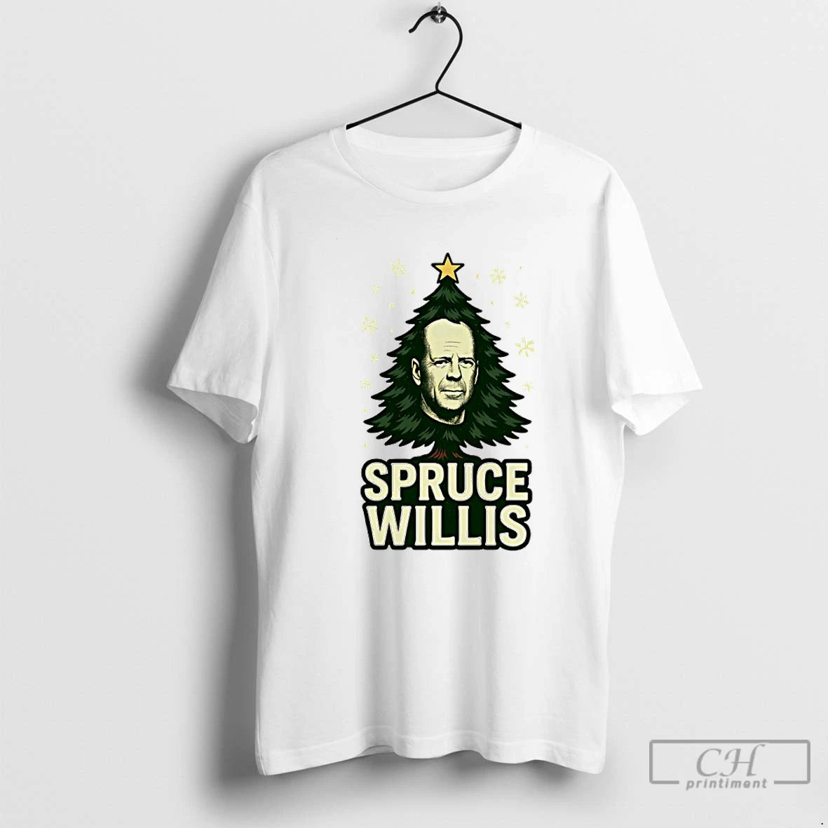 Premium Spruce Willis Christmas Tree Christmas T-Shirts, Hoodie, Sweatshirt | PopFlextees.com