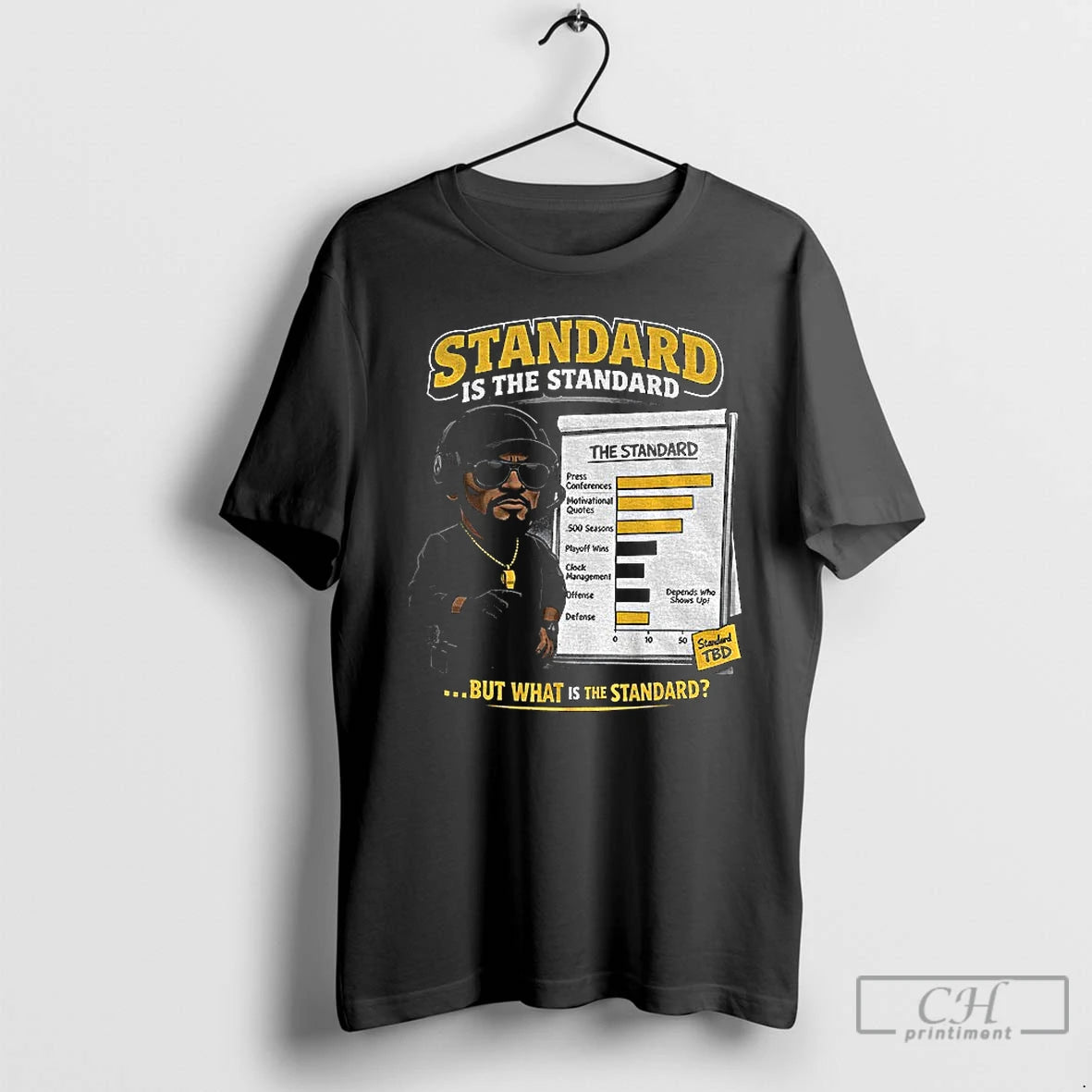 Premium Standard Is The Standard Coach Tomlin Parody T-Shirts, Hoodie, Sweatshirt | PopFlextees.com