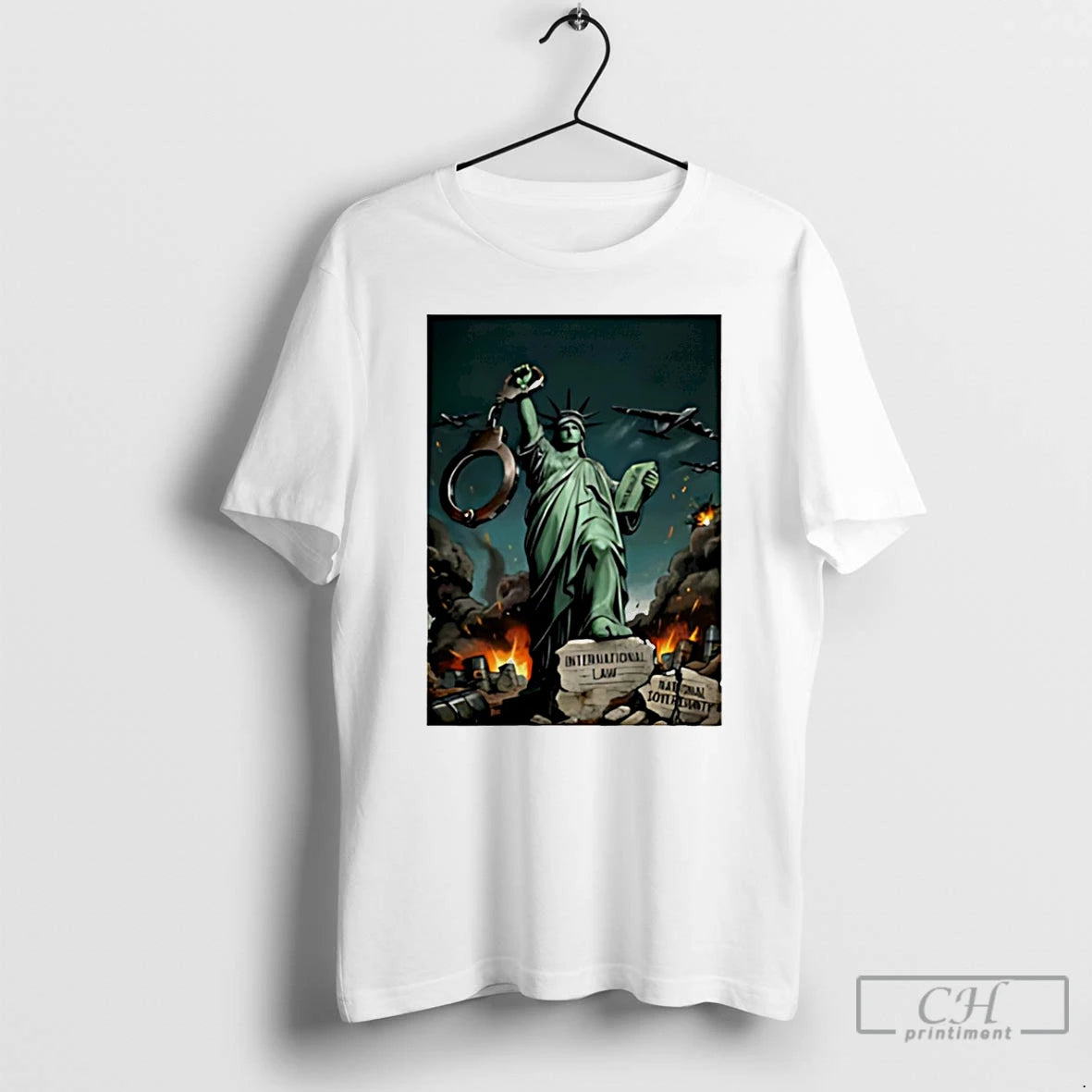 Premium Statue Of Liberty Imperialism International Law National Sovereignty T-Shirts, Hoodie, Sweatshirt | PopFlextees.com