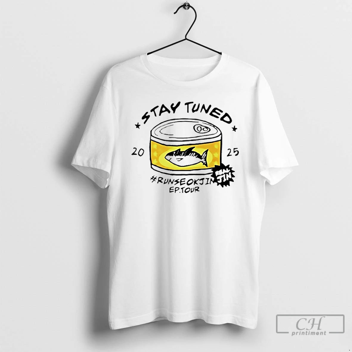 Premium Stay Tuned Run Seokjin Ep Tour 2025 T-Shirts, Hoodie, Sweatshirt | PopFlextees.com