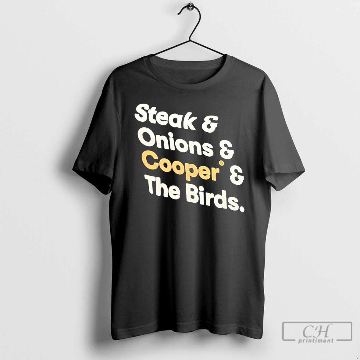 Premium Steak And Onions And Cooper And The Birds T-Shirts, Hoodie, Sweatshirt | PopFlextees.com