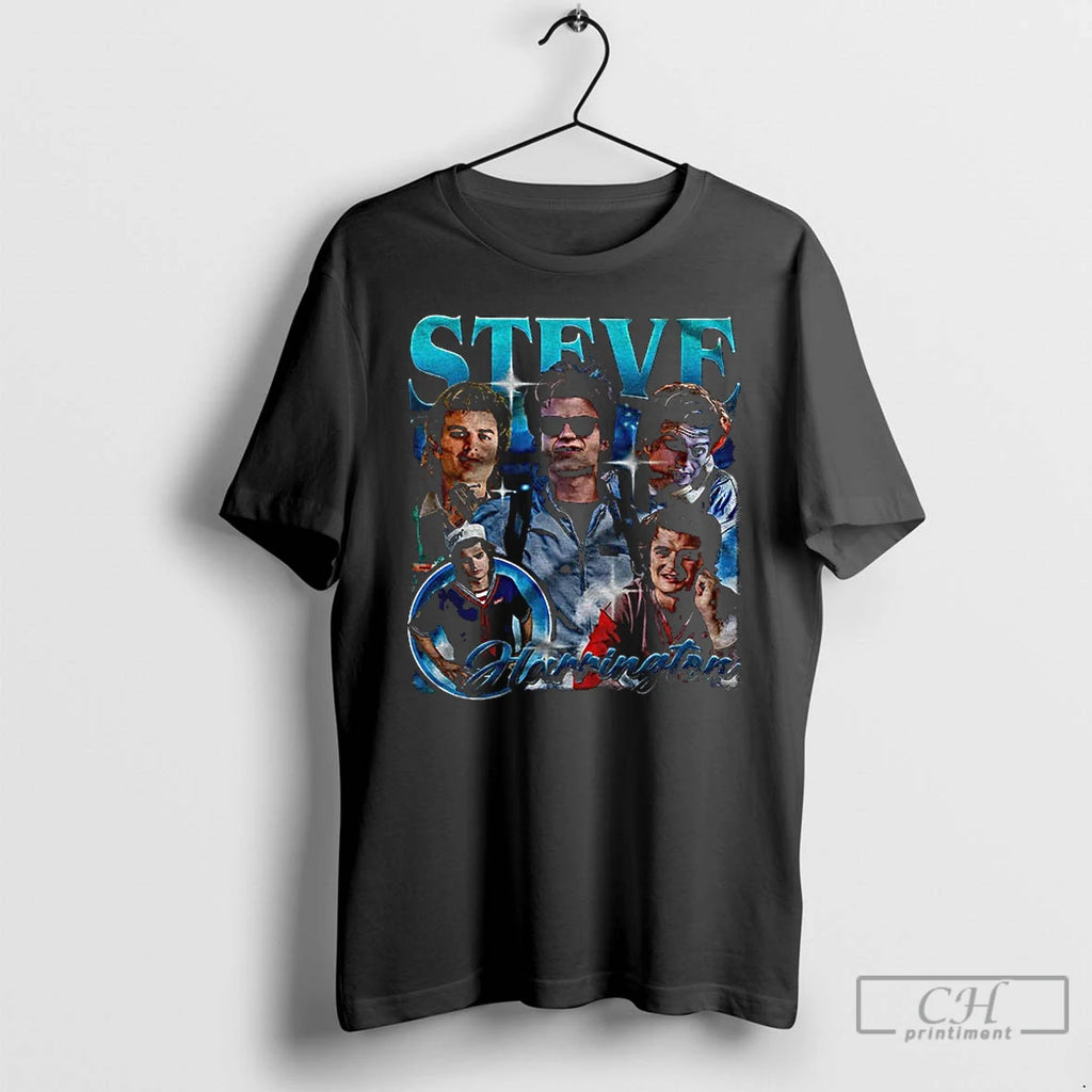 Premium Steve Harrington Vintage Bootleg Tv Series T-Shirts, Hoodie, Sweatshirt | PopFlextees.com