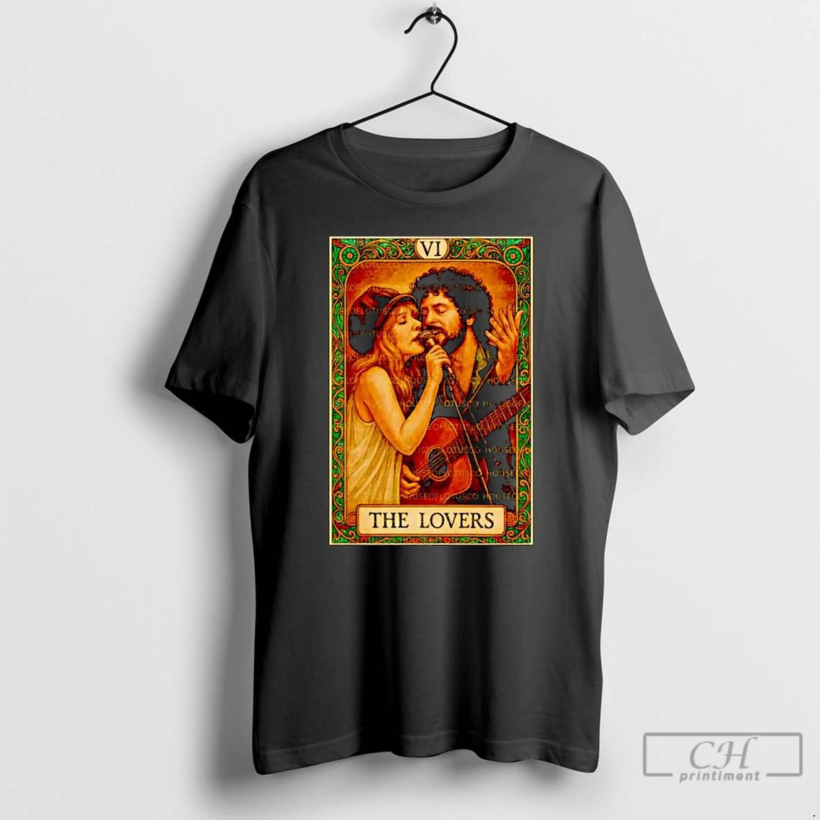 Premium Stevie Nicks And Lindsey Buckingham The Lovers Tarot Ornaments T-Shirts, Hoodie, Sweatshirt | PopFlextees.com