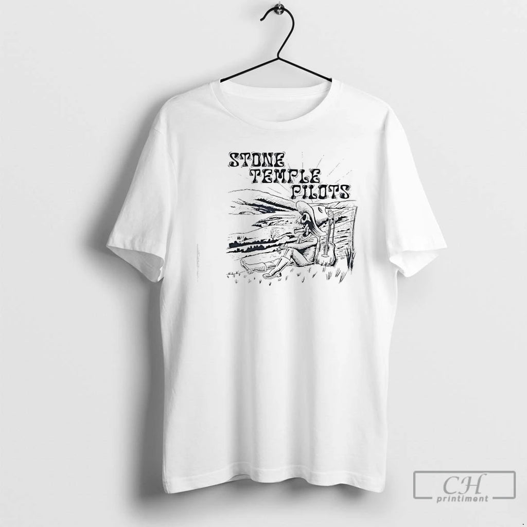 Premium Stone Temple Pilots Band Skeleton T-Shirts, Hoodie, Sweatshirt | PopFlextees.com
