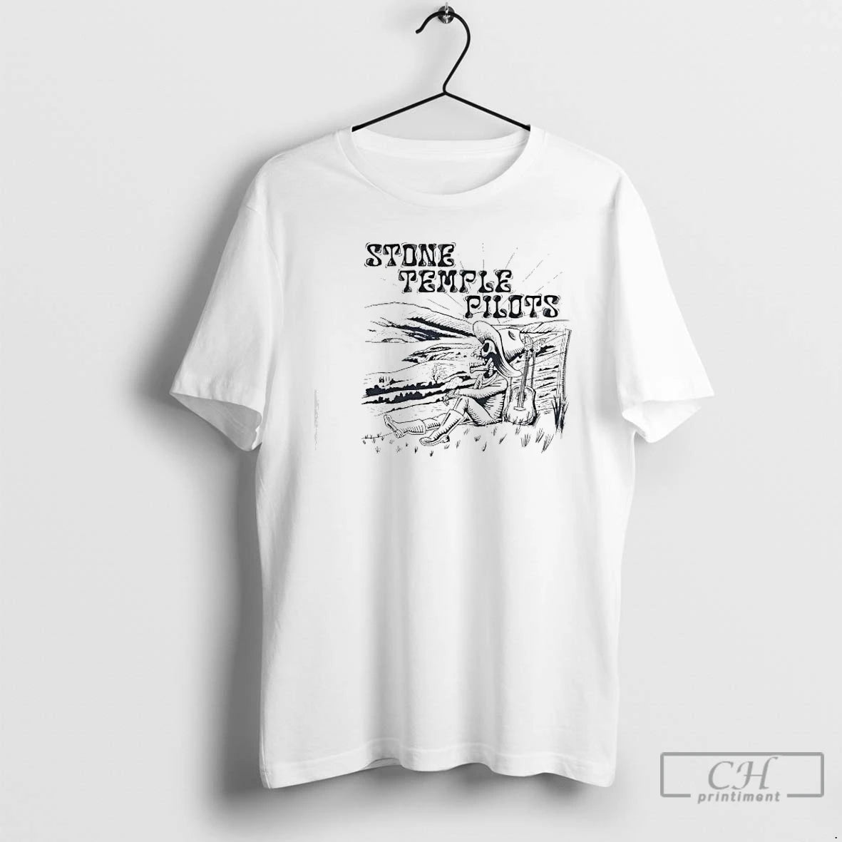 Premium Stone Temple Pilots Band Skeleton T-Shirts, Hoodie, Sweatshirt | PopFlextees.com