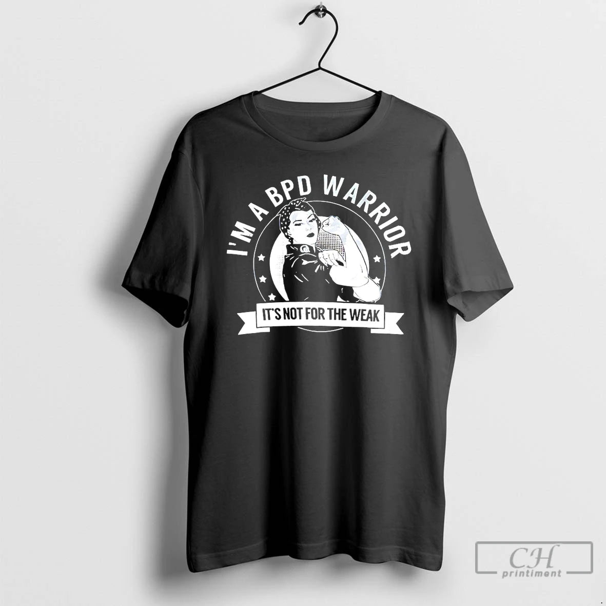 Premium Strong Women Im A Bpd Warrior Its Not For The Weak T Shirts Sweater Hoodie, Sweatshirt | PopFlextees.com
