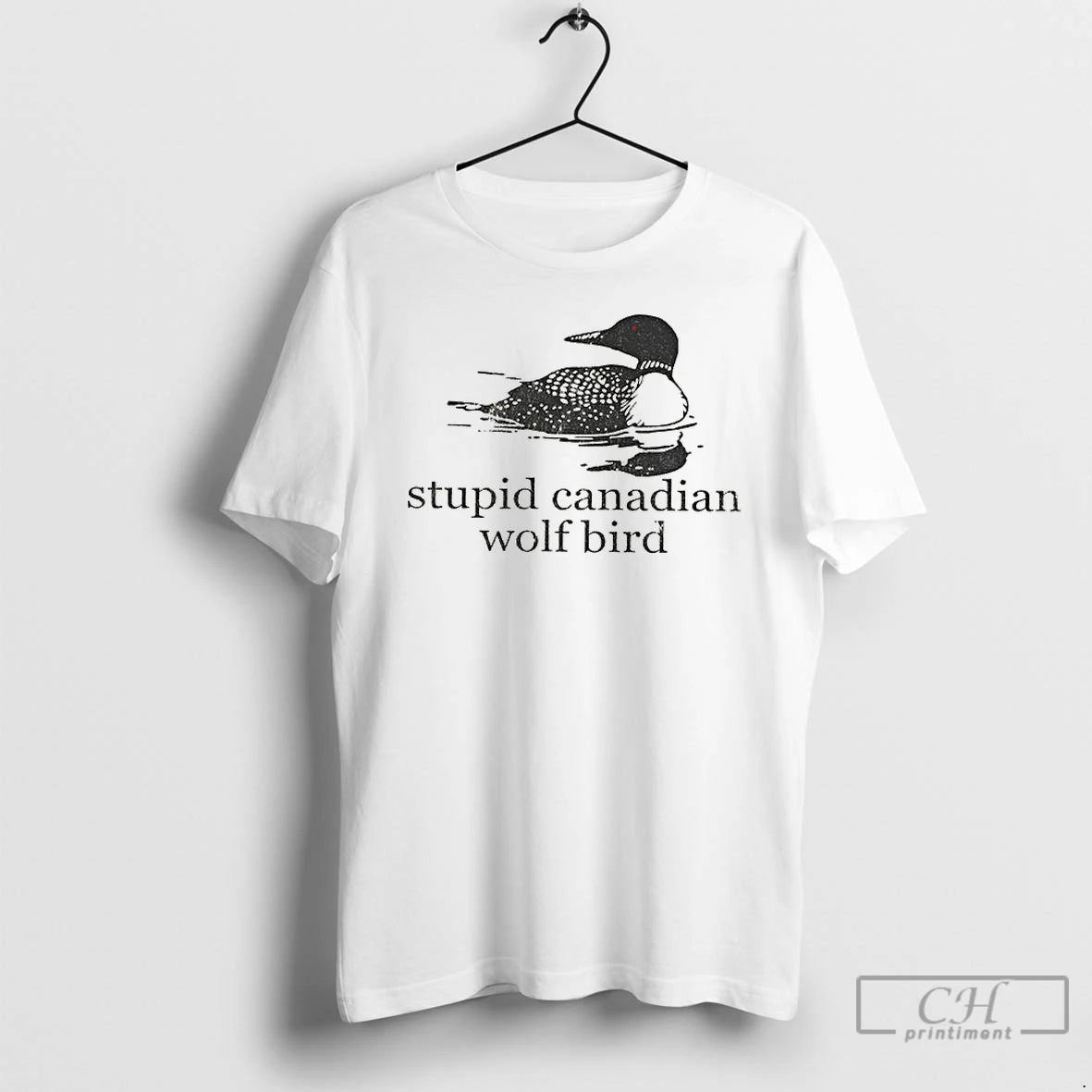 Premium Stupid Canadian Wolf Bird Hockey Romance Lgbt Hockey T-Shirts, Hoodie, Sweatshirt | PopFlextees.com