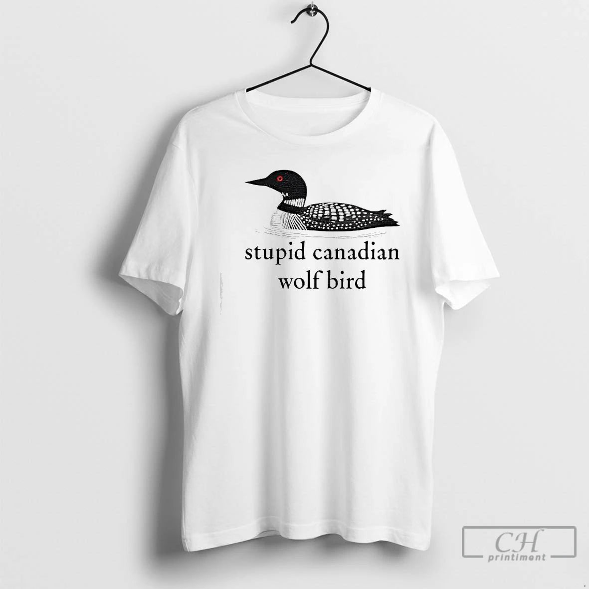Premium Stupid Canadian Wolf Bird Hockey T-Shirts, Hoodie, Sweatshirt | PopFlextees.com