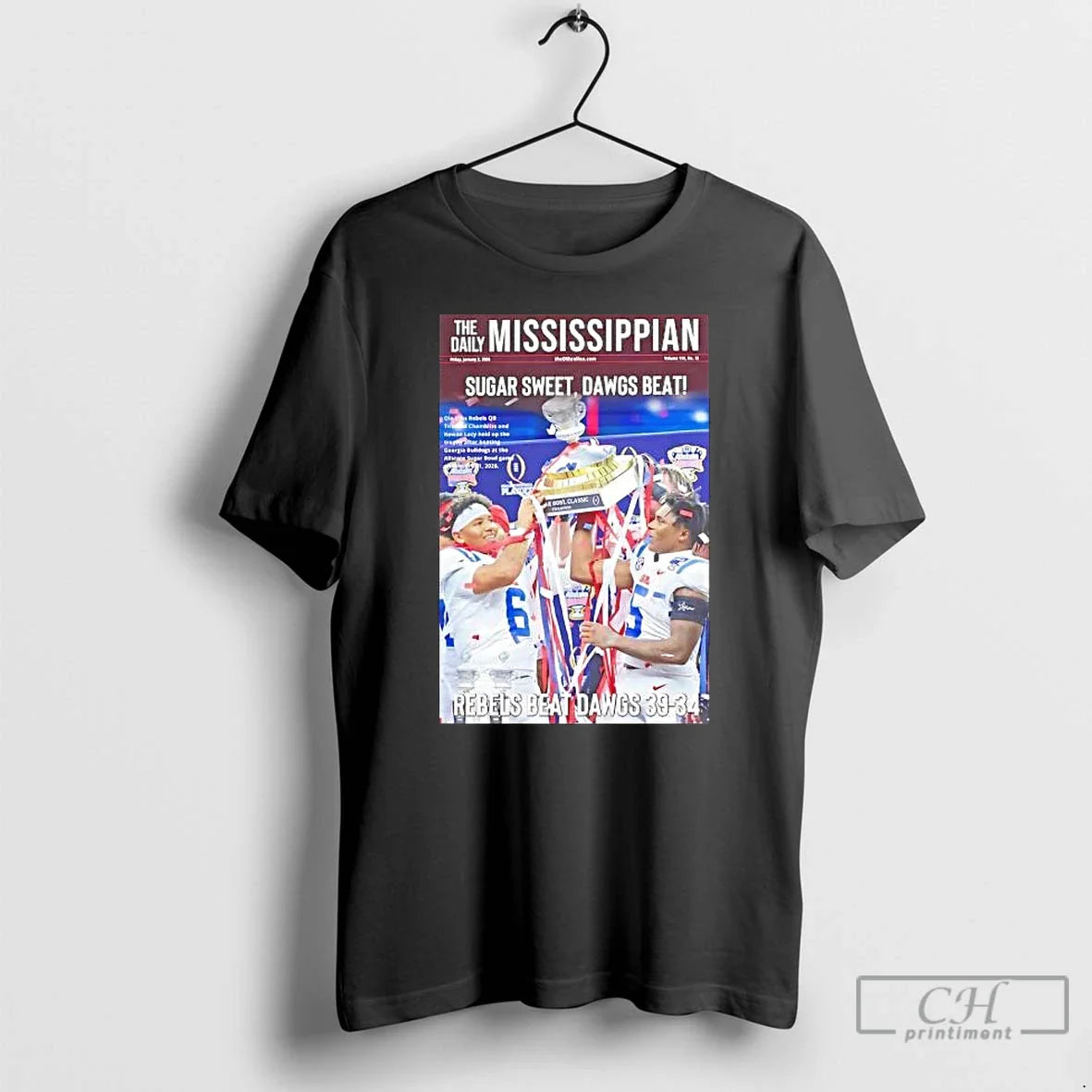 Sugar Sweet Dawgs Beat Rebels Beat Dawgs Score T-Shirts, Hoodie, Sweatshirt