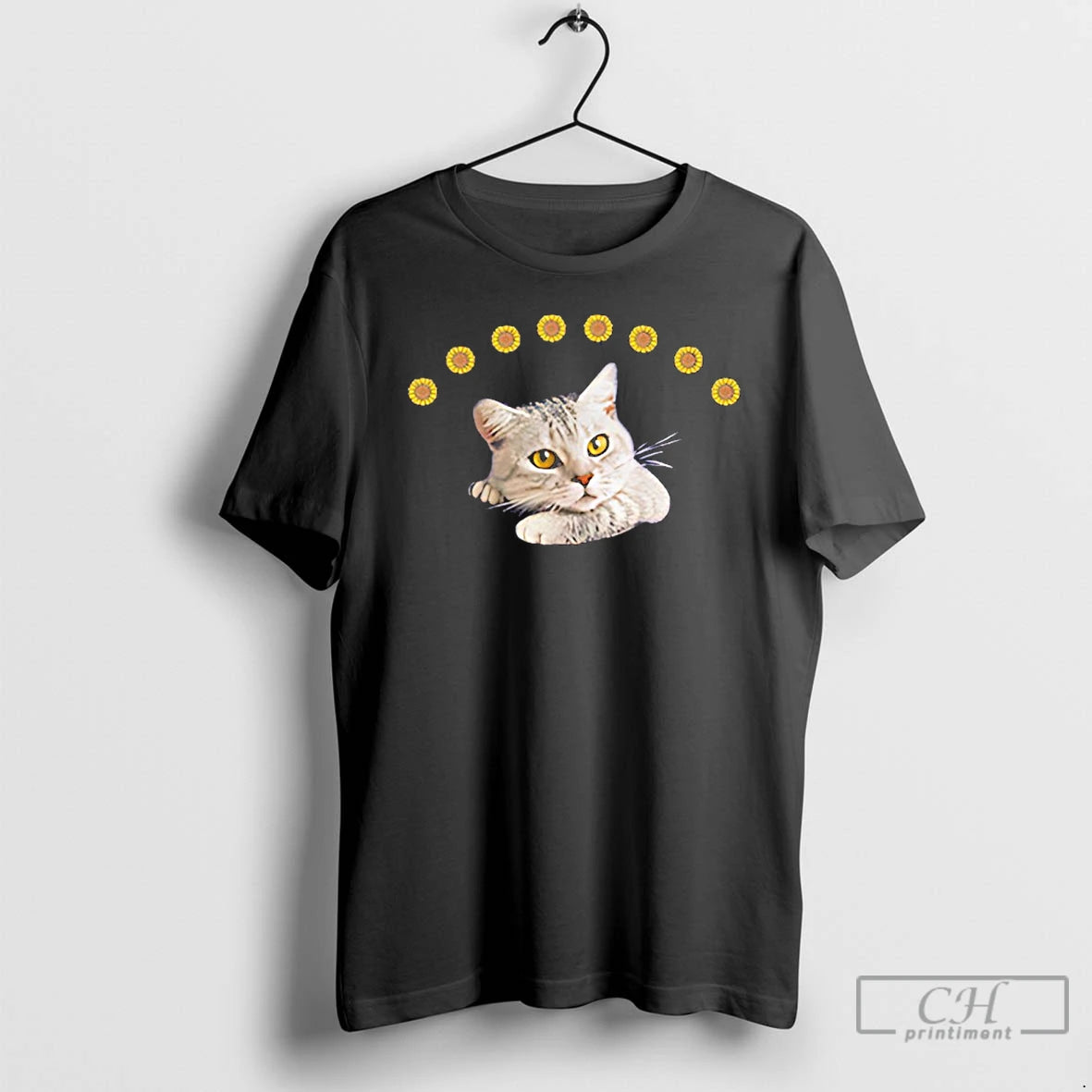 Premium Sunflower Cat Meme T-Shirts, Hoodie, Sweatshirt | PopFlextees.com