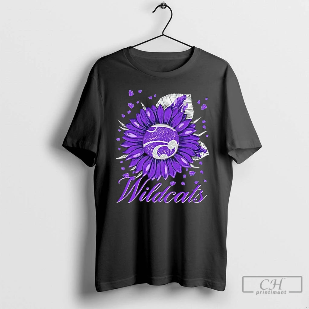 Premium Sunflower X Kansas State Wildcats Football Logo T-Shirts, Hoodie, Sweatshirt | PopFlextees.com