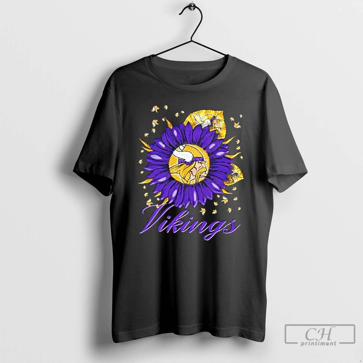 Premium Sunflower X Minnesota Vikings Football Logo T-Shirts, Hoodie, Sweatshirt | PopFlextees.com
