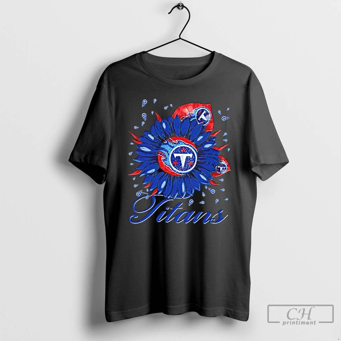 Premium Sunflower X Tennessee Titans Football Logo T-Shirts, Hoodie, Sweatshirt | PopFlextees.com