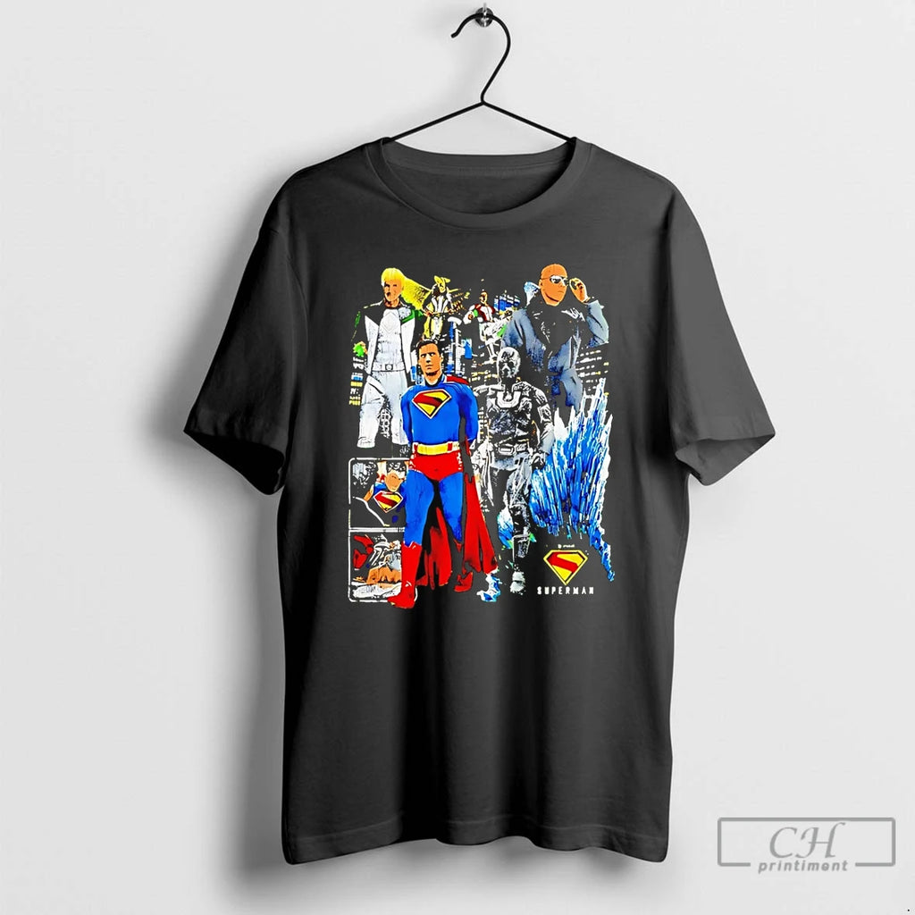 Premium Superman Characters Movie 2025 T-Shirts, Hoodie, Sweatshirt | PopFlextees.com