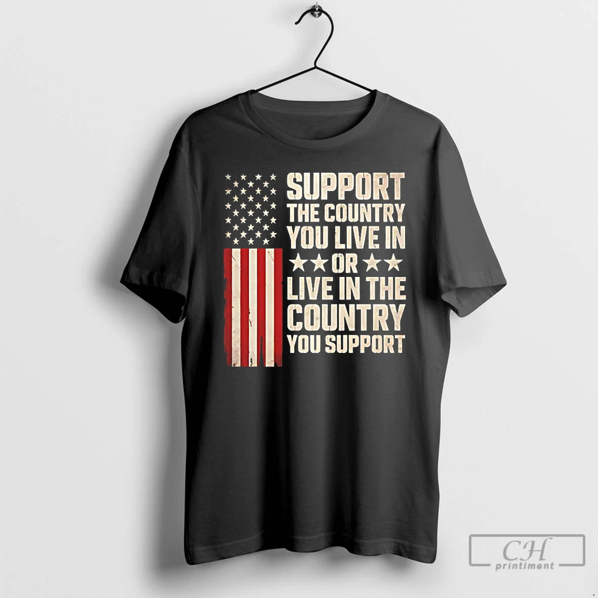 Premium Support The Country You Live In Or Live In The Country T Shirts Sweater Hoodie, Sweatshirt | PopFlextees.com