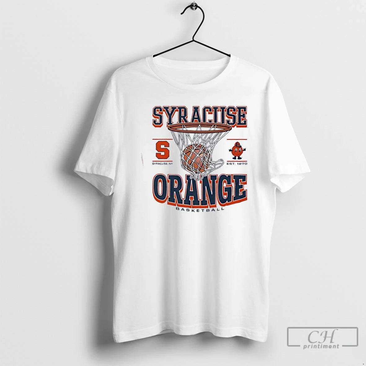 Premium Syracuse Orange Basketball Game Time Syracuse Ny Est 1870 T-Shirts, Hoodie, Sweatshirt | PopFlextees.com