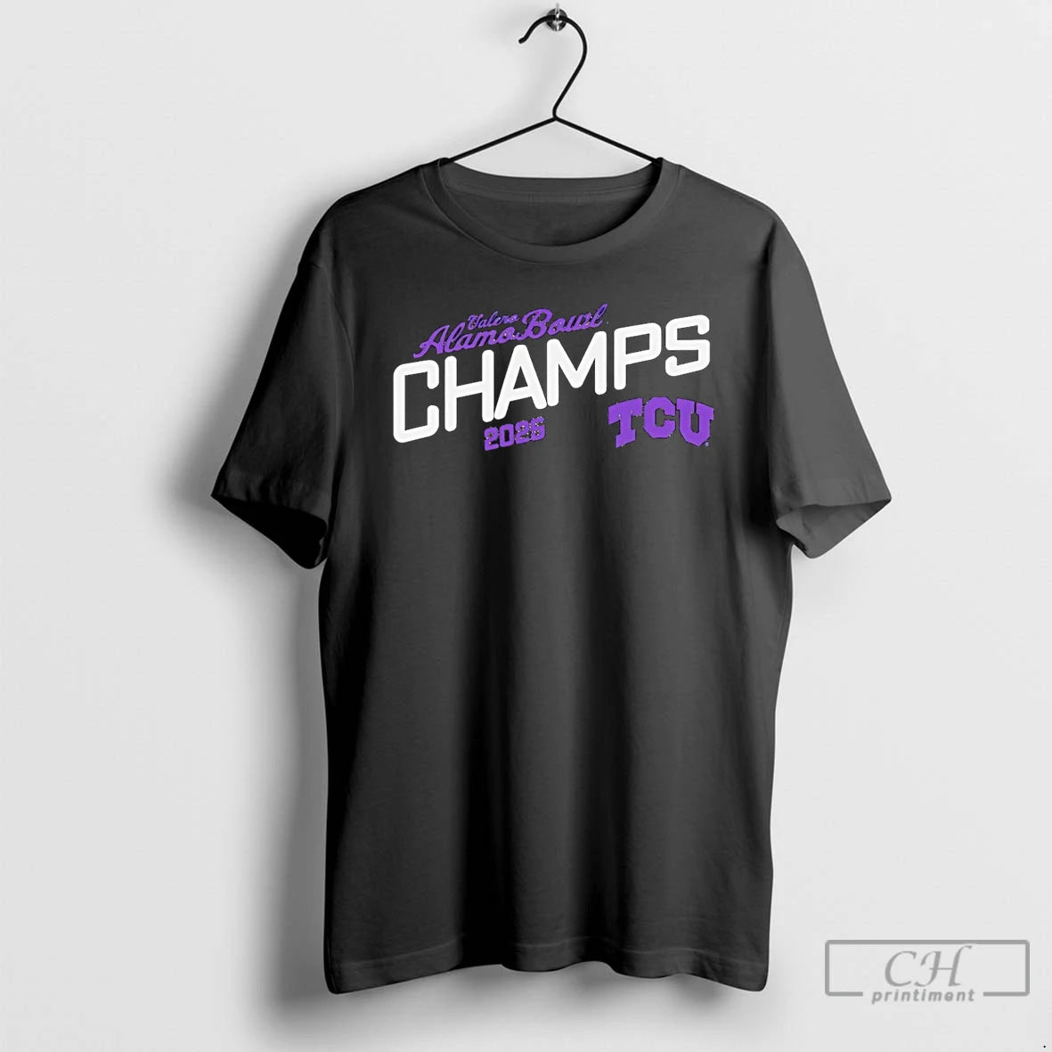 Premium Tcu Horned Frogs 2025 Valero Alamo Bowl Champions Classic T-Shirts, Hoodie, Sweatshirt | PopFlextees.com