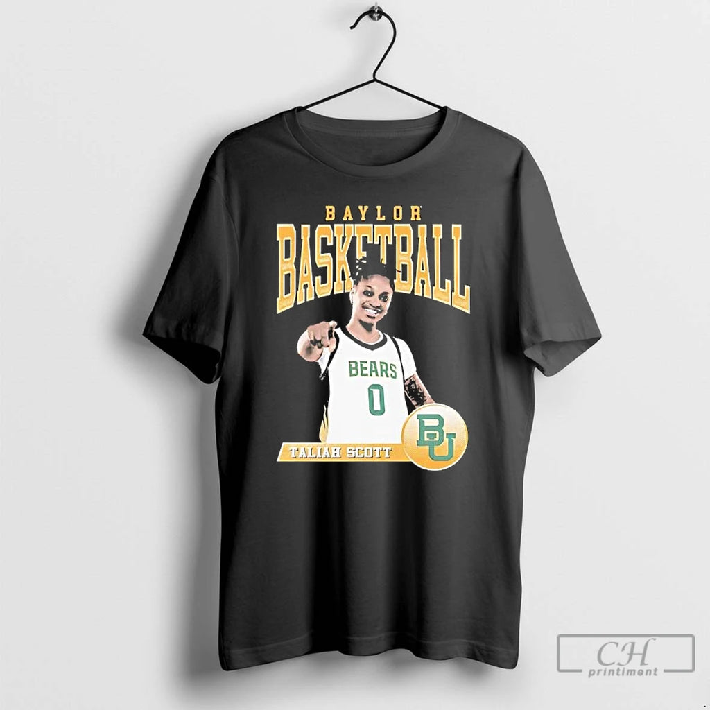 Premium Taliah Scott Illustrated Smile Baylor Basketball T-Shirts, Hoodie, Sweatshirt | PopFlextees.com