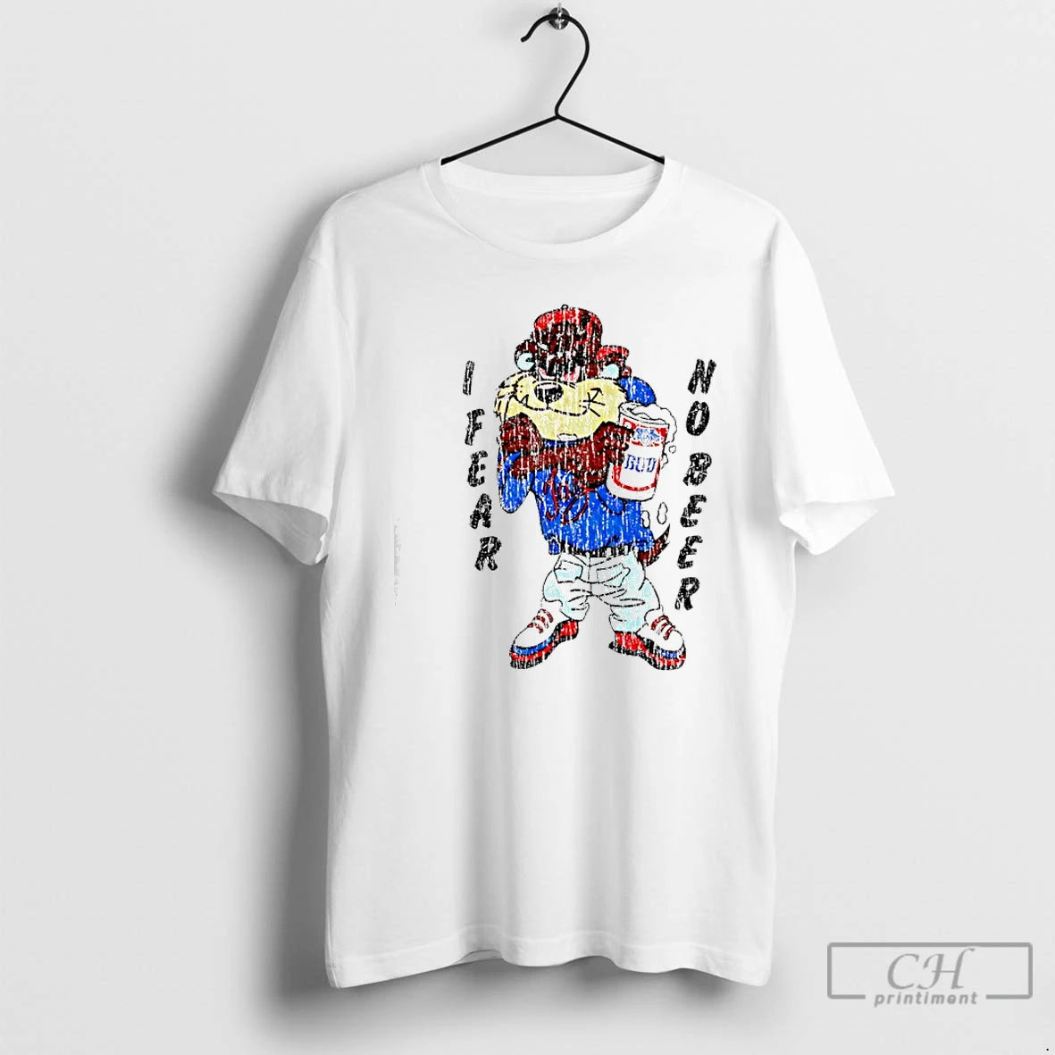 Premium Taz I Fear No Bud Beer T-Shirts, Hoodie, Sweatshirt | PopFlextees.com
