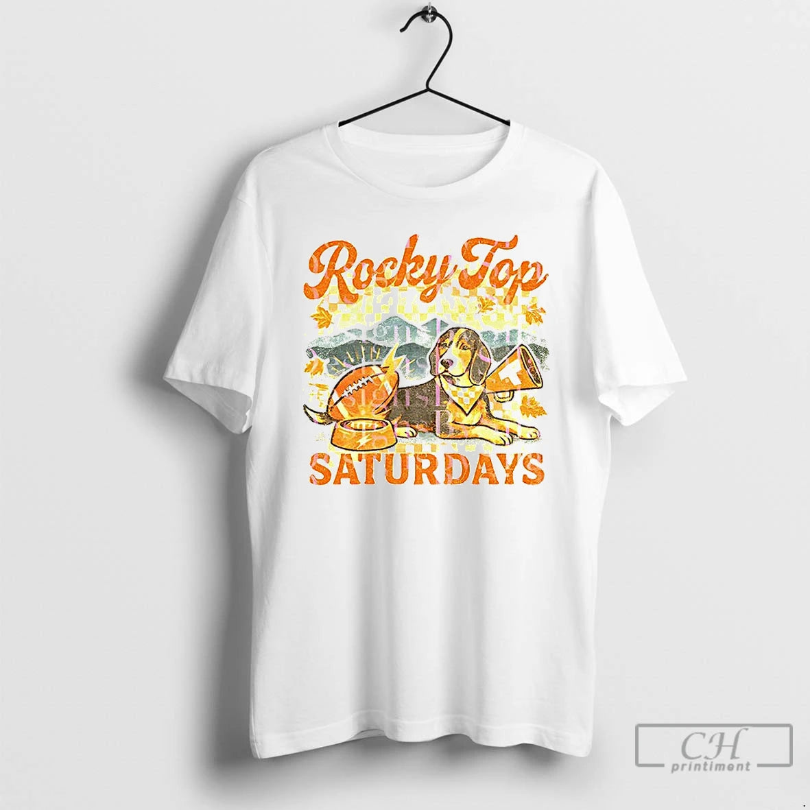 Premium Tennessee Volunteers Coonhound Dog Rocky Top Saturdays T-Shirts, Hoodie, Sweatshirt | PopFlextees.com