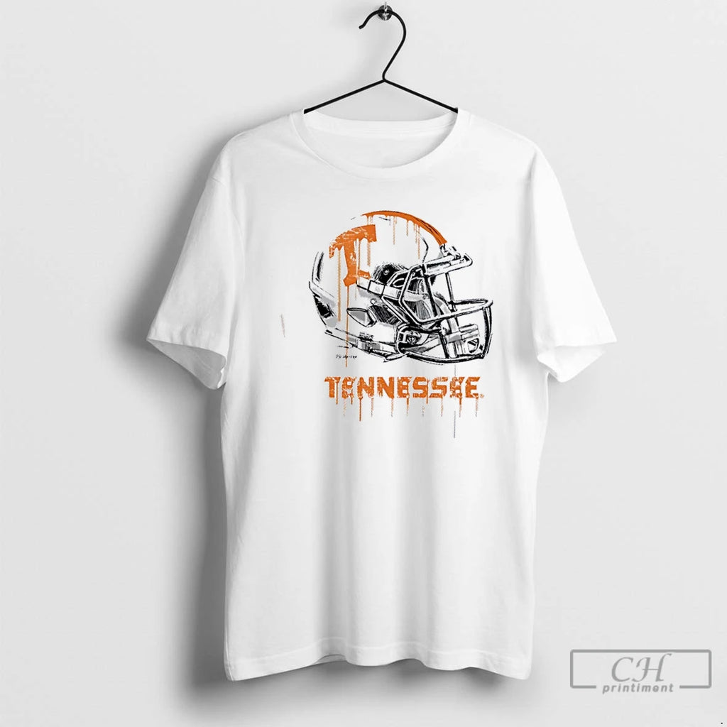 Premium Tennessee Volunteers Vive La Fete Dripping Football Helmet T-Shirts, Hoodie, Sweatshirt | PopFlextees.com