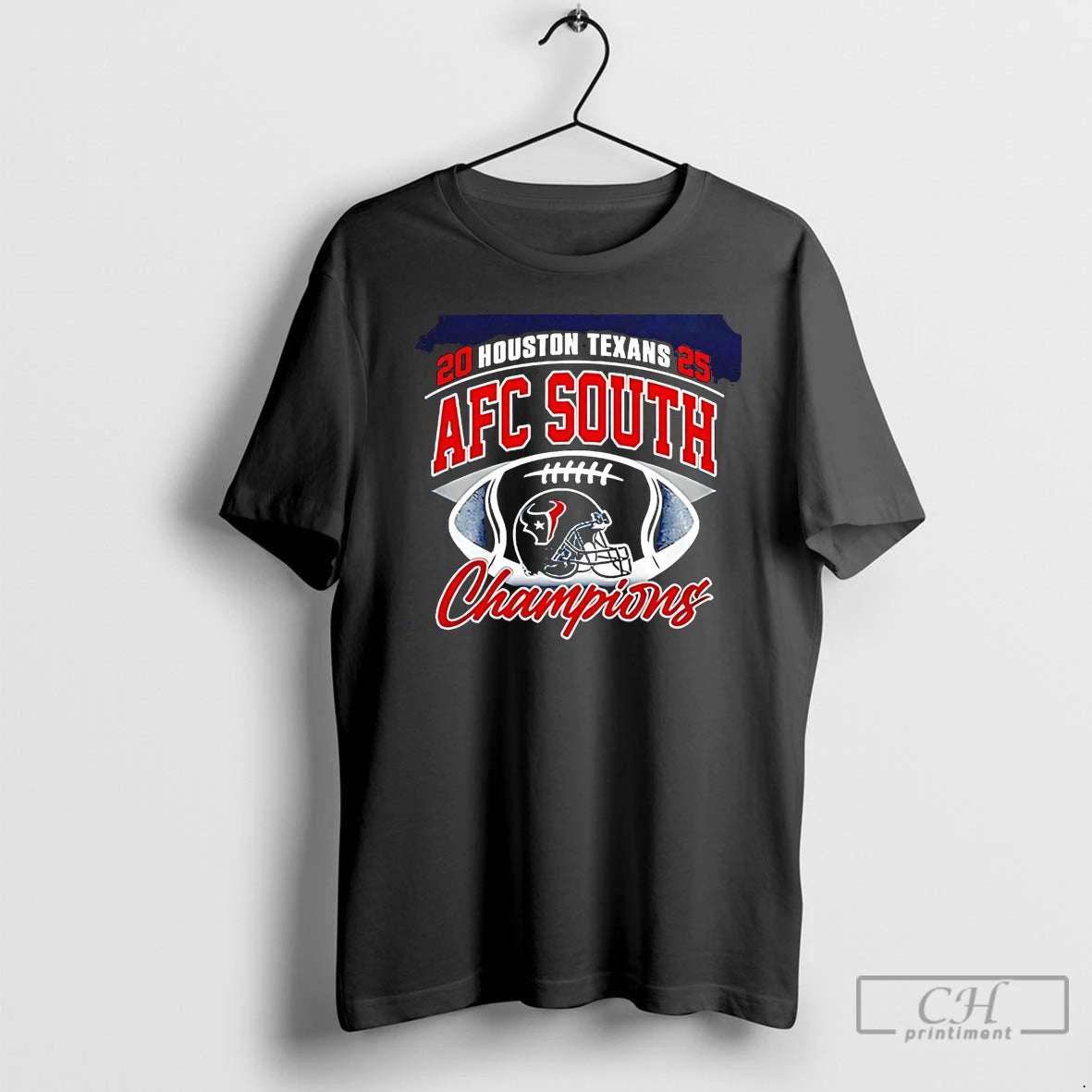 Premium Texans 2025 Afc South Champions T-Shirts, Hoodie, Sweatshirt | PopFlextees.com