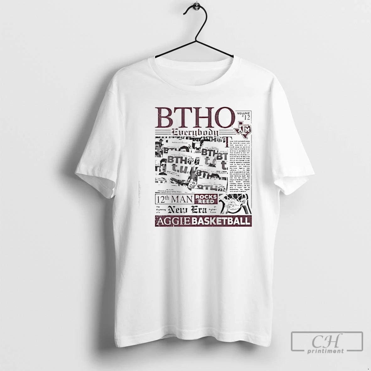 Premium Texas Am Aggies Btho Everybody Basketball T-Shirts, Hoodie, Sweatshirt | PopFlextees.com