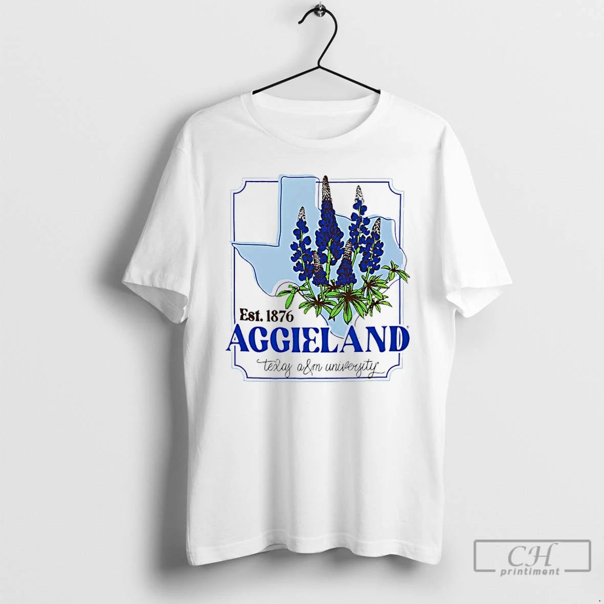 Premium Texas Am University Aggieland Est 1876 T-Shirts, Hoodie, Sweatshirt | PopFlextees.com