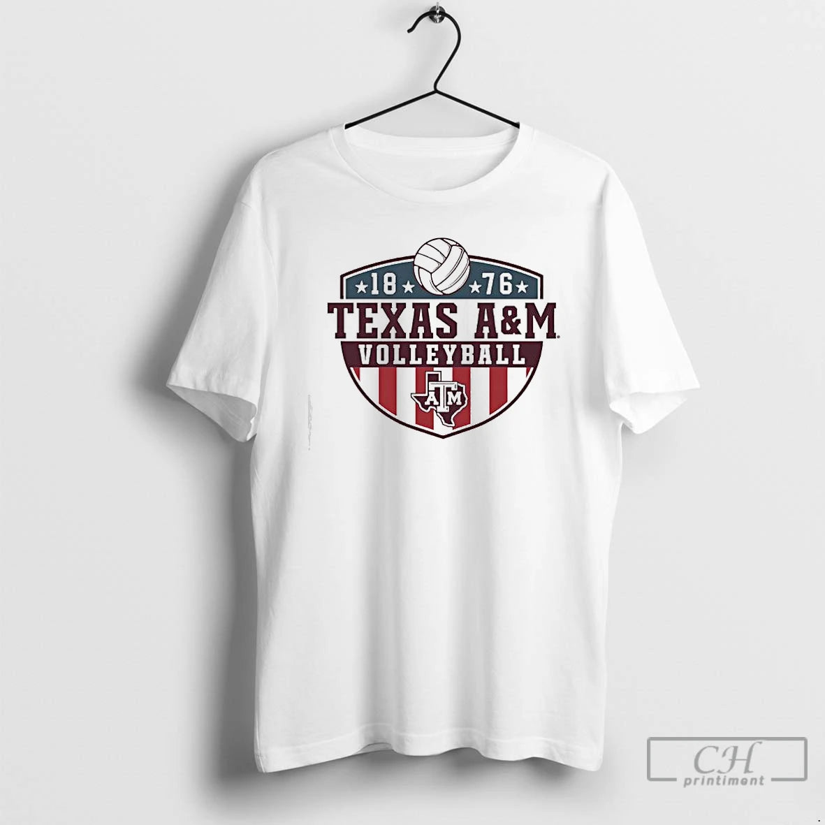 Premium Texas Am Volleyball 1876 Military Appreciation T-Shirts, Hoodie, Sweatshirt | PopFlextees.com