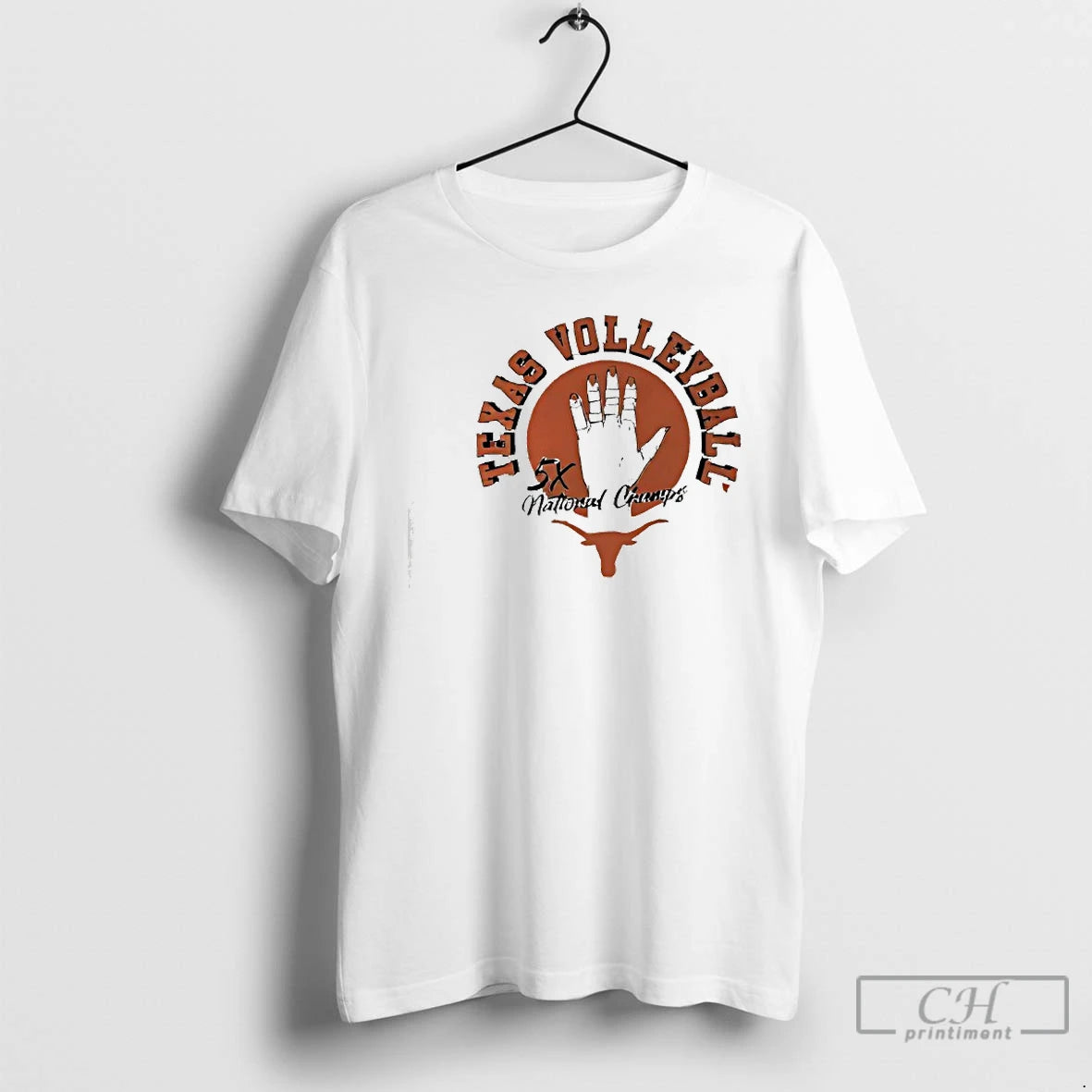 Premium Texas Longhorns Volleyball 5x National Champs T-Shirts, Hoodie, Sweatshirt | PopFlextees.com