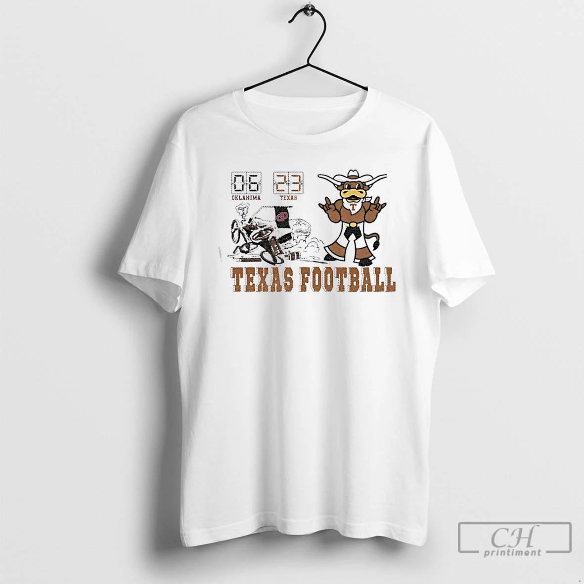 Premium Texas Longhorns Beat Oklahoma Sooners 23 06 In Red River Rivalry 2025 T Shirts Hoodie, Sweatshirt | PopFlextees.com