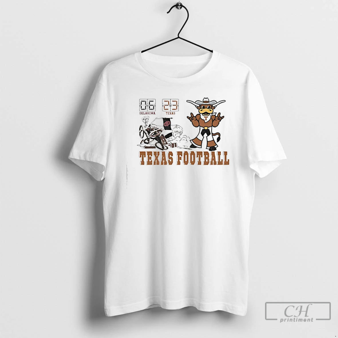 Premium Texas Longhorns Vs Oklahoma Sooners 2025 Score T-Shirts, Hoodie, Sweatshirt | PopFlextees.com