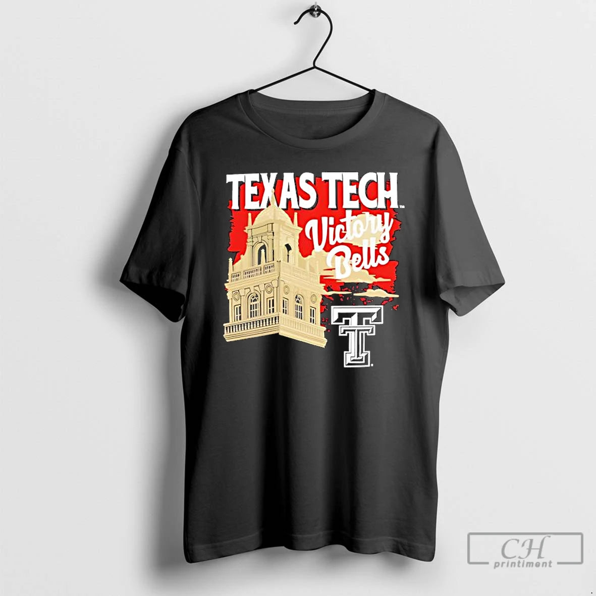 Premium Texas Tech Red Raiders Bell Tower Sunset T-Shirts, Hoodie, Sweatshirt | PopFlextees.com