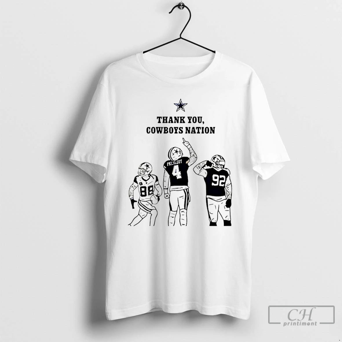 Premium Thank You Dallas Cowboys Nation T-Shirts, Hoodie, Sweatshirt | PopFlextees.com