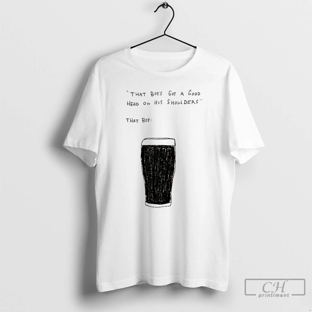 Premium That Boys Got A Good Head On His Shoulders T-Shirts, Hoodie, Sweatshirt | PopFlextees.com