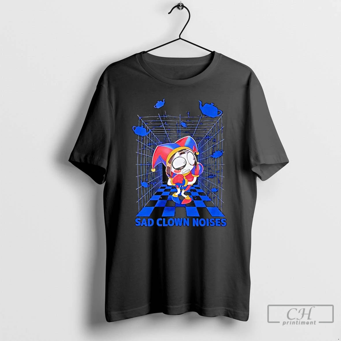 Premium The Amazing Digital Circus Pomni Sad Clown Noises T-Shirts, Hoodie, Sweatshirt | PopFlextees.com