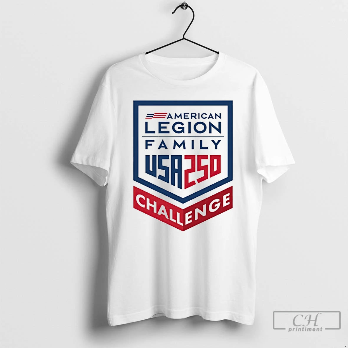Premium The American Legion Family Usa 250 Challenge Logo T-Shirts, Hoodie, Sweatshirt | PopFlextees.com